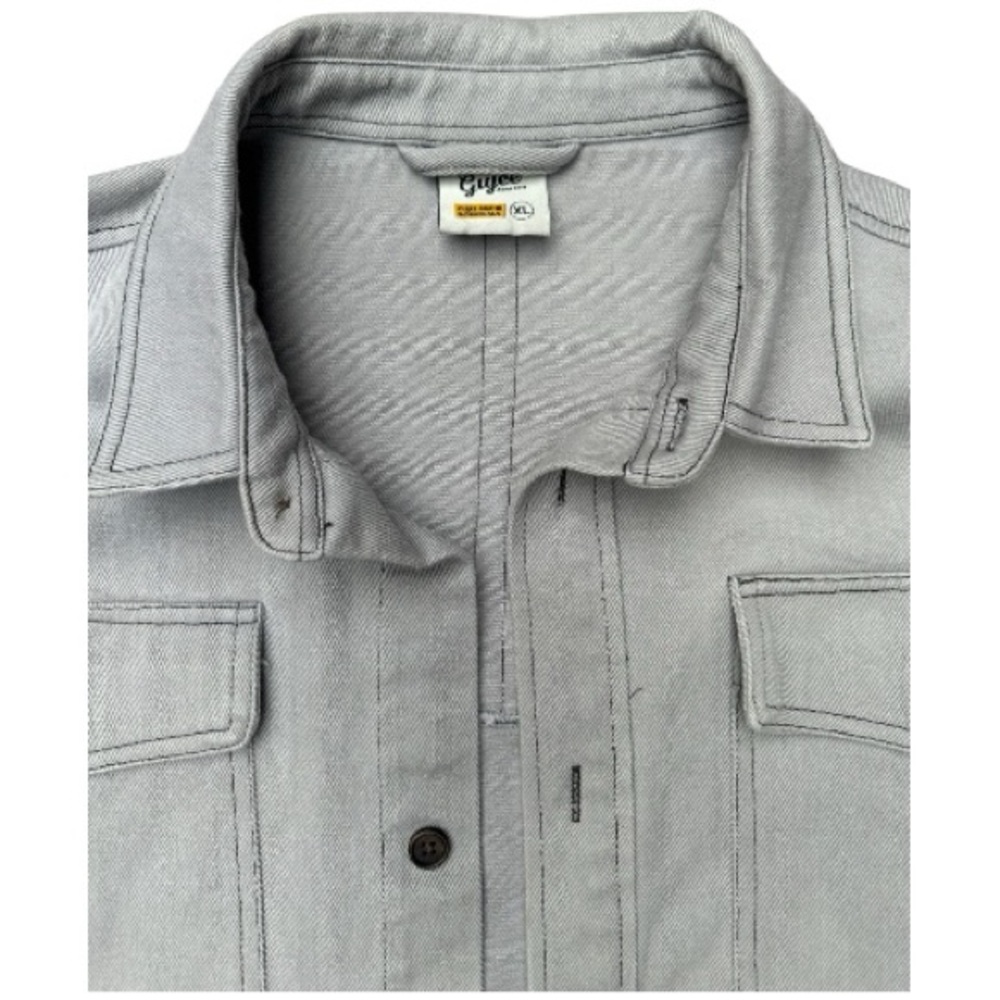 Men's Classic Gray Denim Jacket